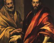埃尔 格列柯 : Apostles Peter and Paul